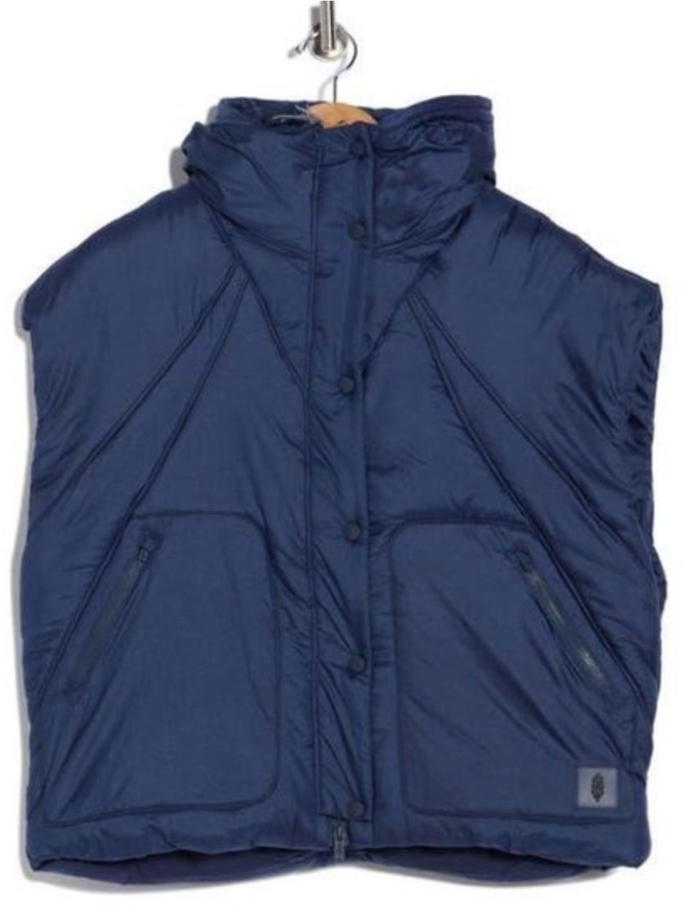 Parker Hooded Poncho | Midnight Navy 
FP Movement by Free People